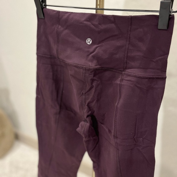 Lululemon Skinny Groove Pant | Size 4 | High Waisted | Plum/Purple | Barely Worn - Picture 3 of 4